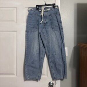 Cali1850 Low Slung Barrel Cargo Jeans size 11